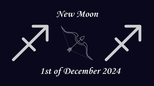 New Moon in Sagittarius ♐︎  December 1, 2024