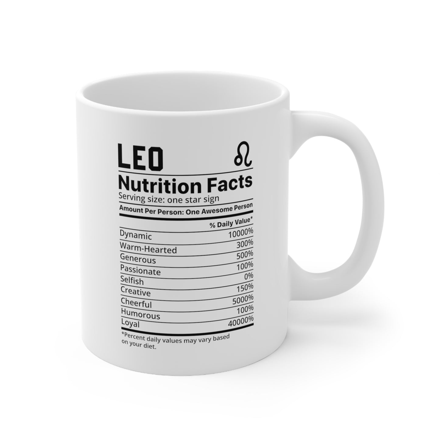 Leo, zodiac sign, Trendy celestial mug Coffee and horoscope combo Cosmic chic drinkware Zodiac-themed sipping experience Celestial vibes mug Astrology fan gift Sleek astrology collectible Sass-packed ceramic cup Zodiac sign personality mug Unique zodiac coffee gift Stylish mug for starry mornings