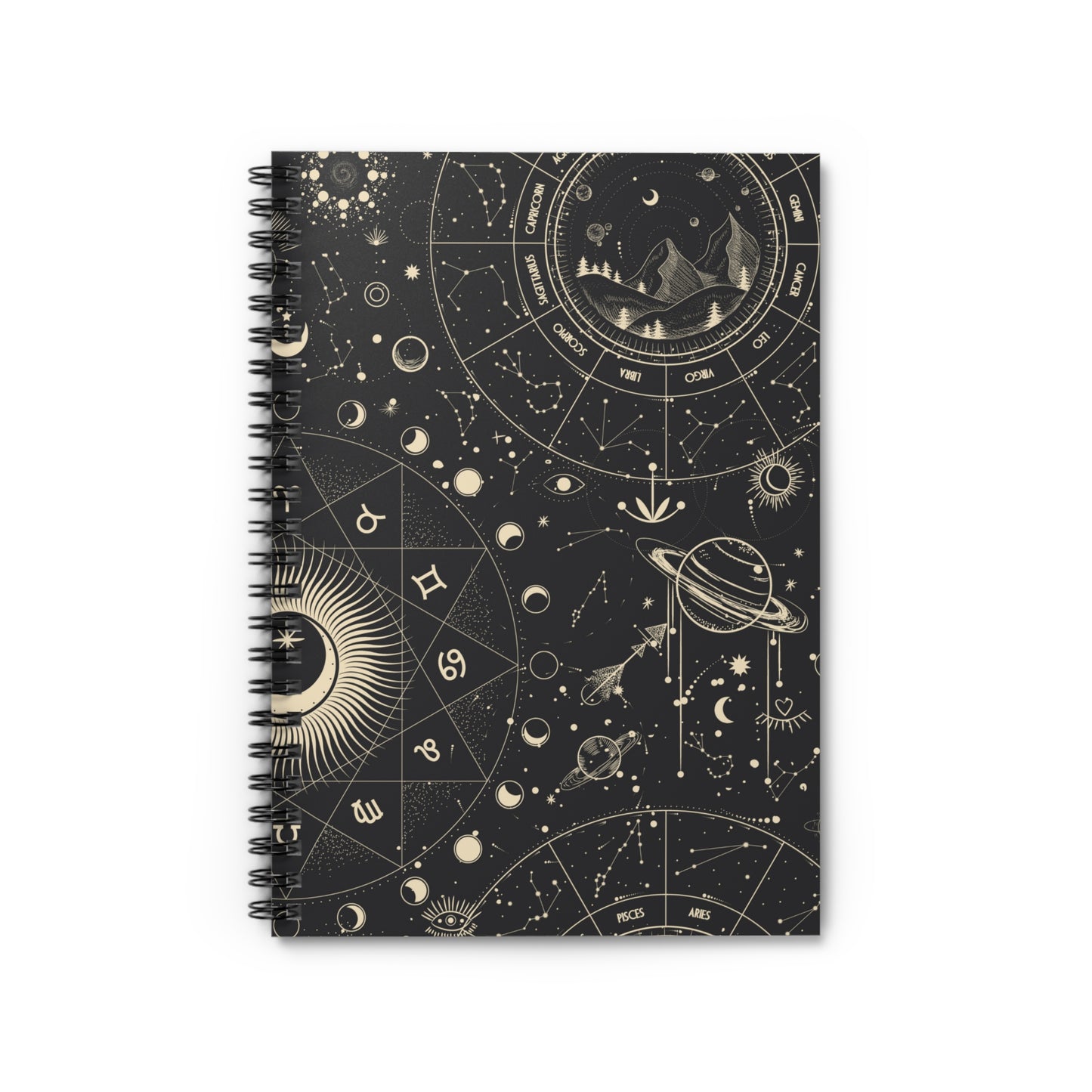 Moonlit Visionaries | Spiral Notebook