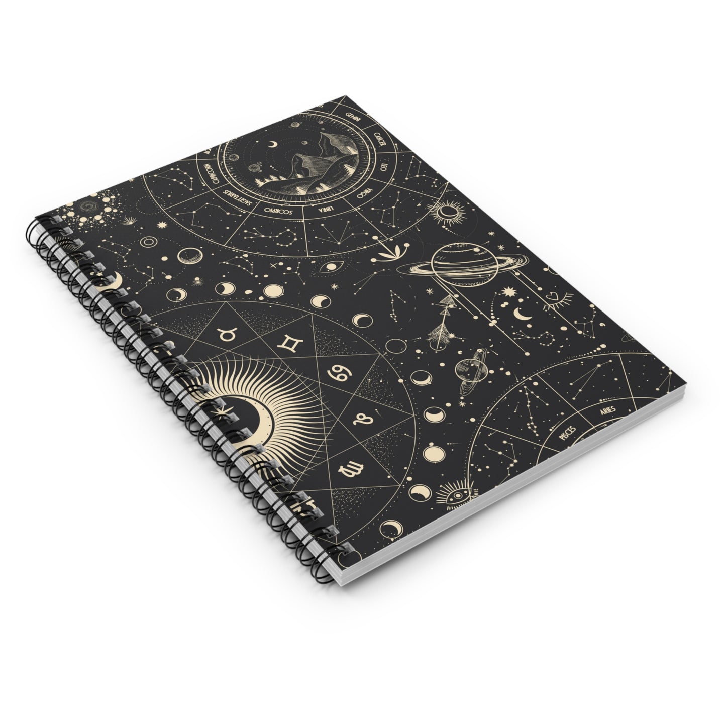 Moonlit Visionaries | Spiral Notebook