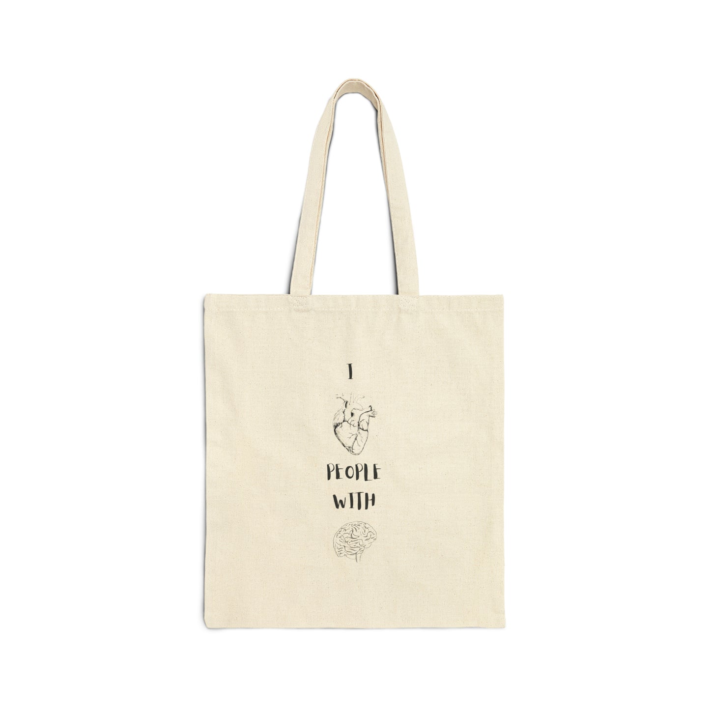 I Love People With Brain | Tote Bag