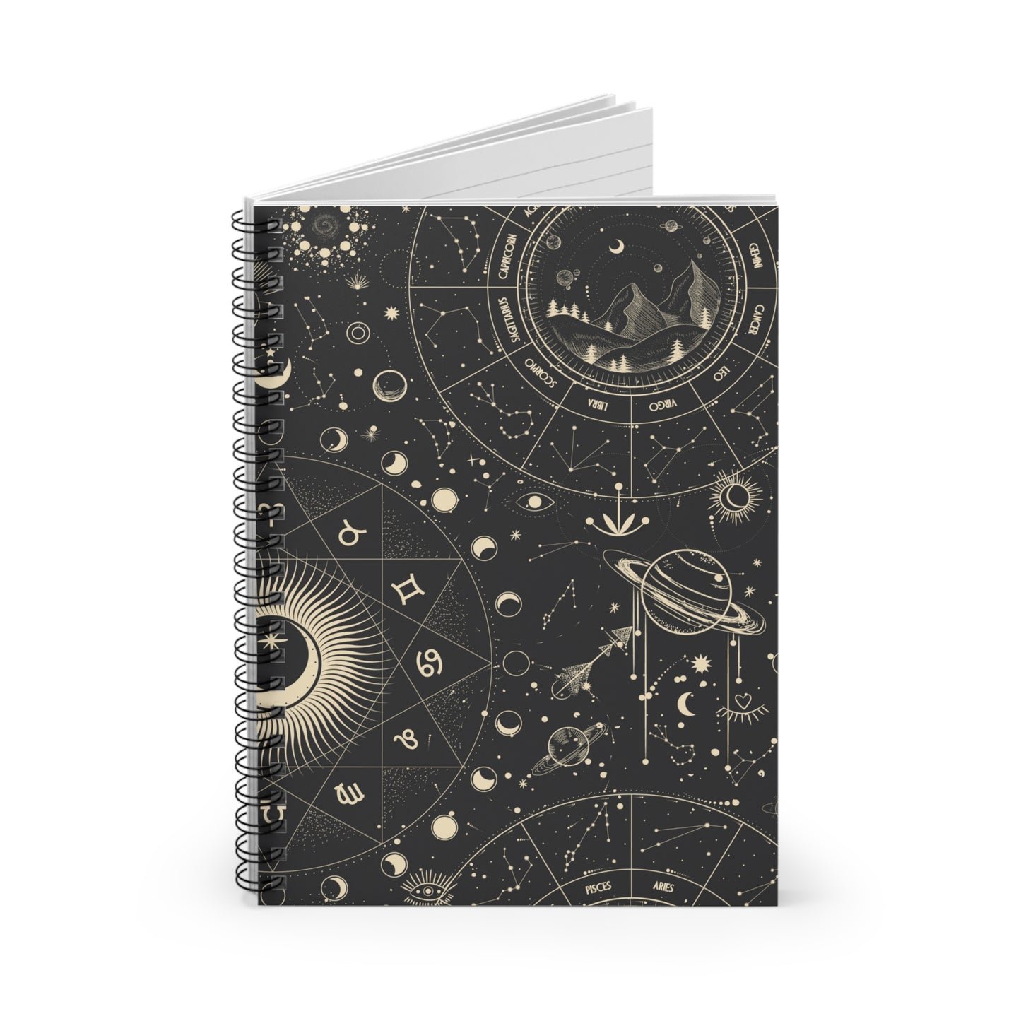 Moonlit Visionaries | Spiral Notebook