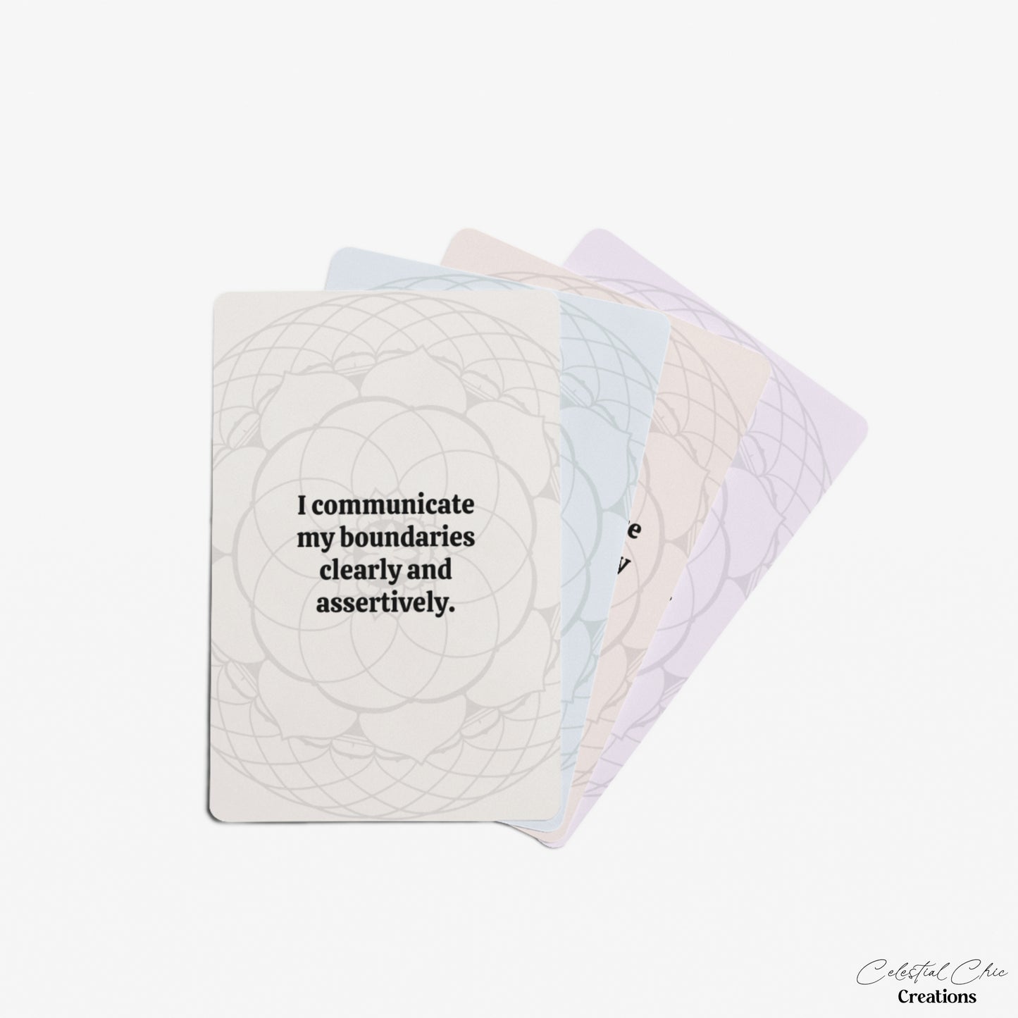 Boundaries affirmation cards, Self-respect affirmations, Assertiveness empowerment, Healthy boundaries mindset, Personal empowerment tools