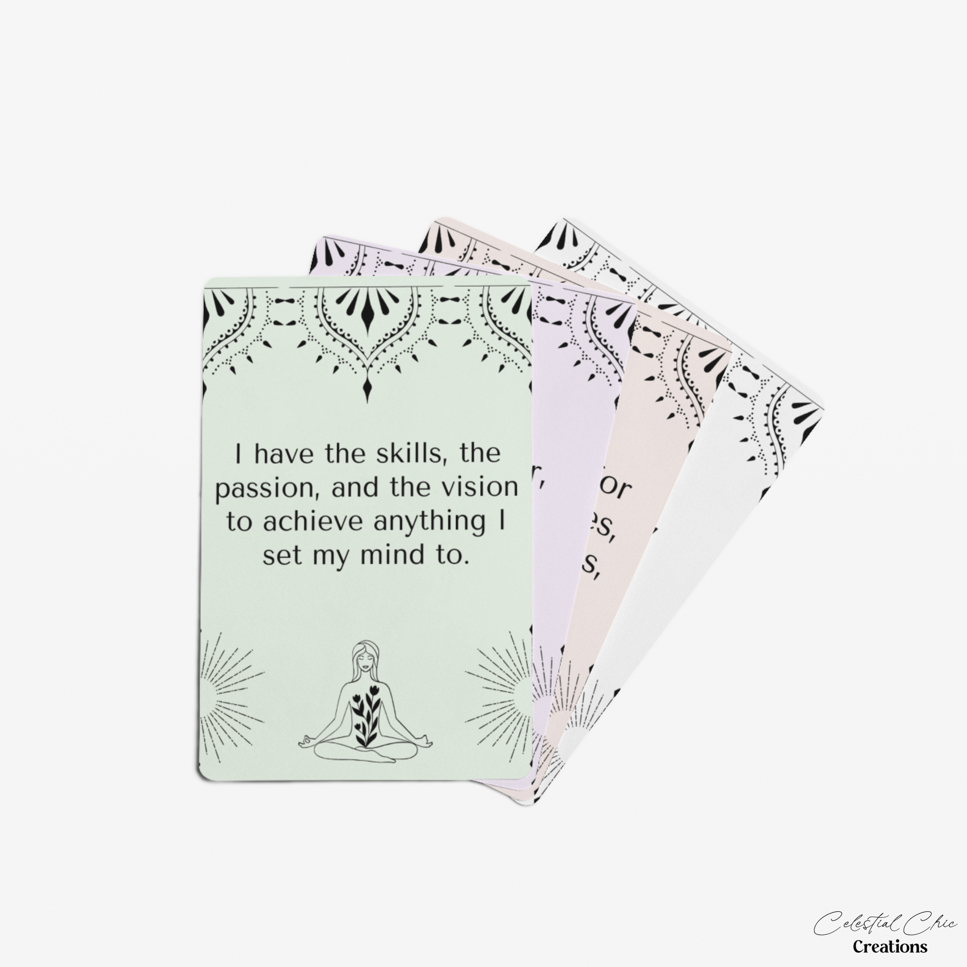 Girl Boss Affirmations, Boss Babe Affirmations, Empowerment Cards, Inspirational Cards, Digital Download, Printable Affirmations, Female Entrepreneur Affirmations