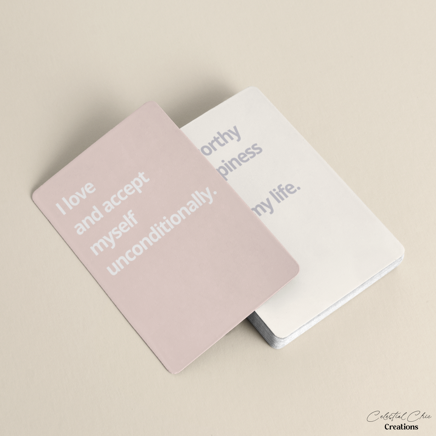 Positive self-talk cards, Authenticity and self-acceptance affirmations