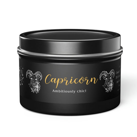 Ambitious Capricorn candles, Goal-oriented scent collection, Capricorn-inspired home fragrance, Disciplined aromas, Determined candle scents, Practical Capricorn decor, Resilient fragrance notes, Capricorn Zodiac decor, Grounded home scents, Tenacious candle collection