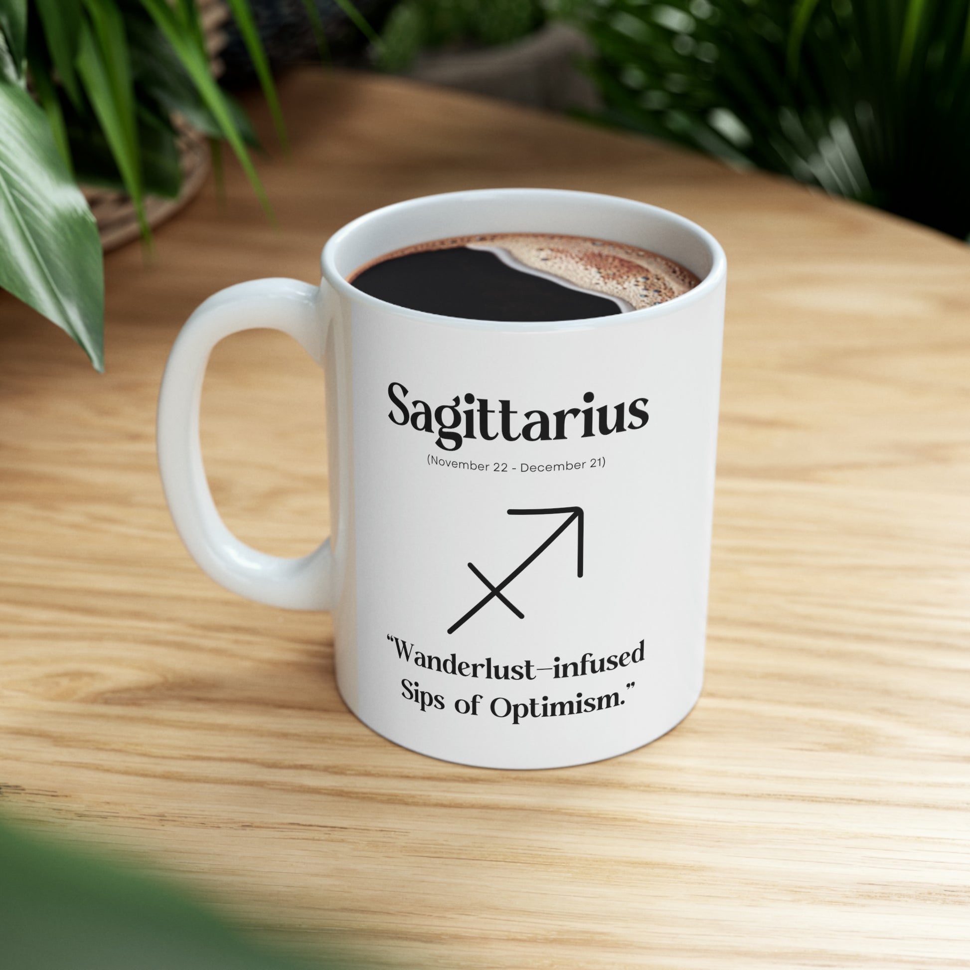  Capricorn, celestial mug, zodiac sign, astrology, ambition, stoicism, determination, resilience, cosmic, strength, empowerment, perseverance, goat symbol, endurance.