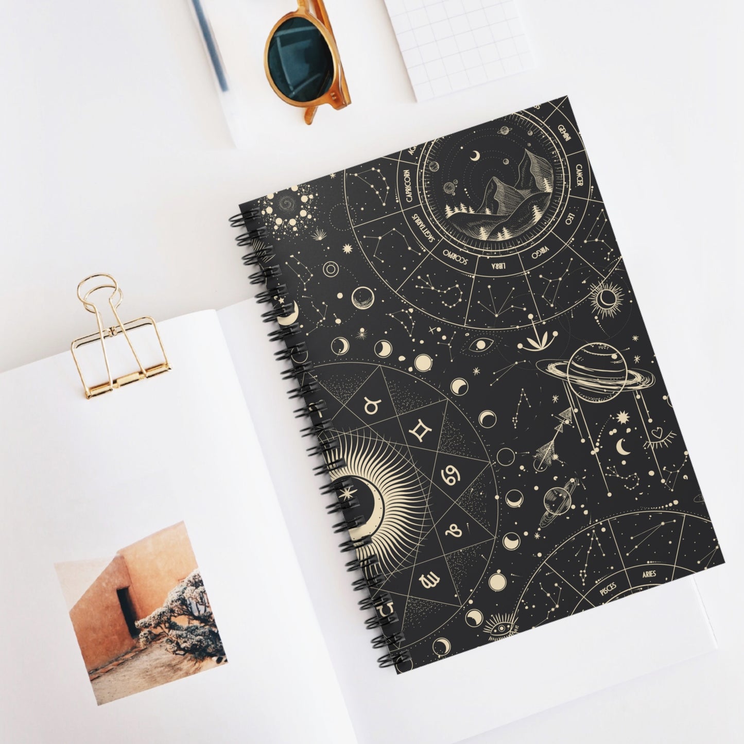 Moonlit Visionaries | Spiral Notebook