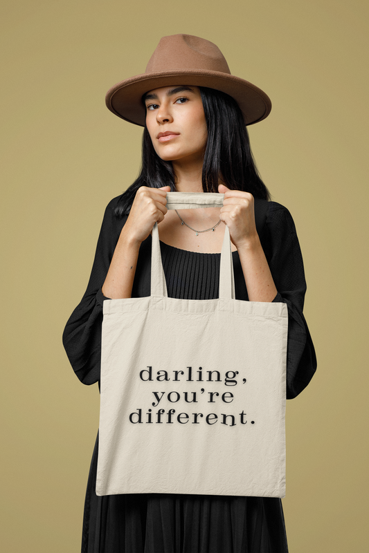 Darling, You're Different. | Tote Bag