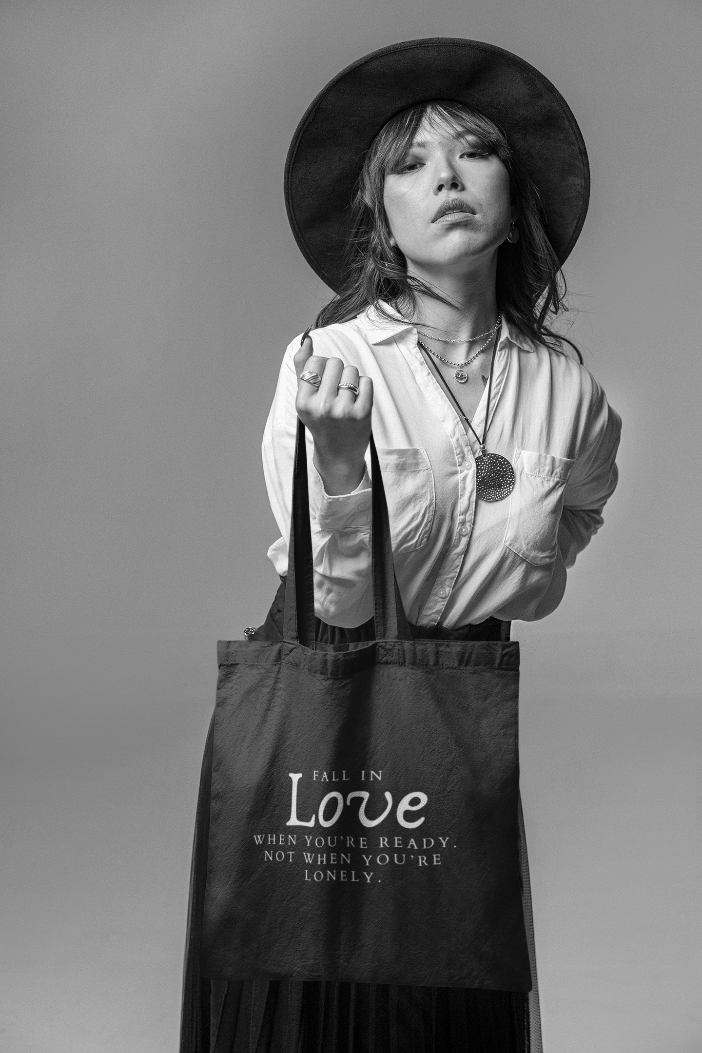 Fall In LOVE When You're Ready | Tote Bag