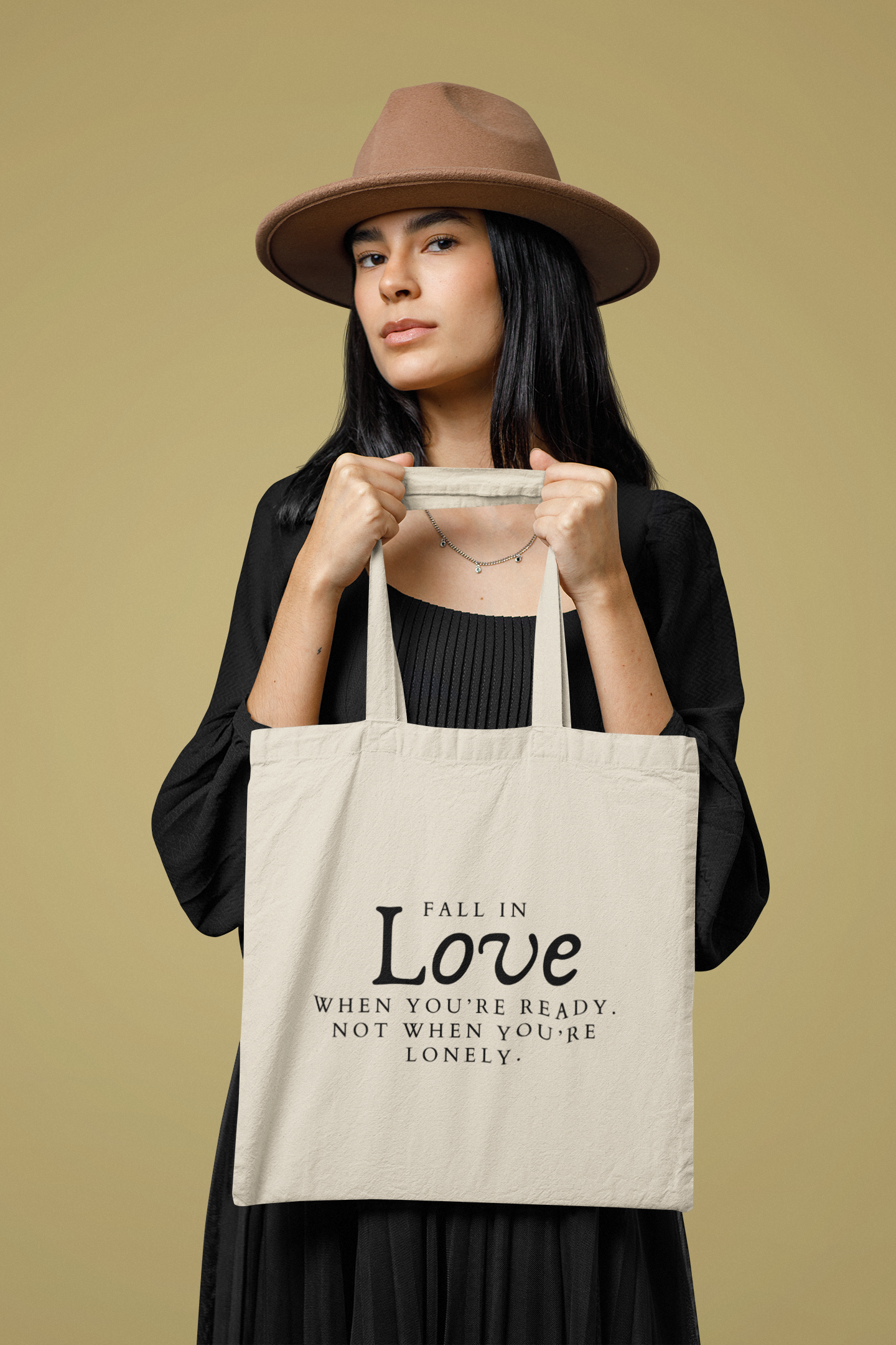 Fall In LOVE When You're Ready | Tote Bag