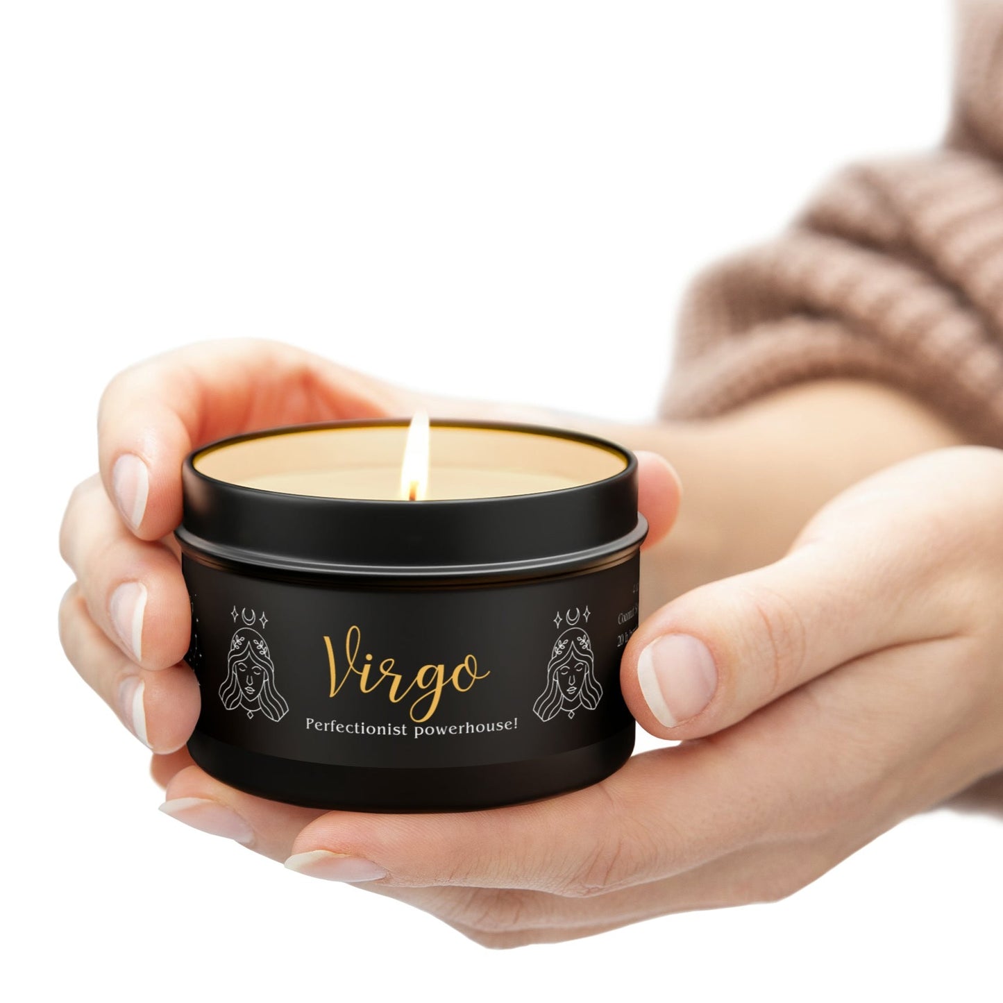 Organized Virgo candles, Practical scent collection, Virgo-inspired home fragrance, Analytical aromas, Detail-oriented candle scents, Efficient Virgo decor, Precise fragrance notes, Virgo Zodiac decor, Clean home scents, Meticulous candle collection