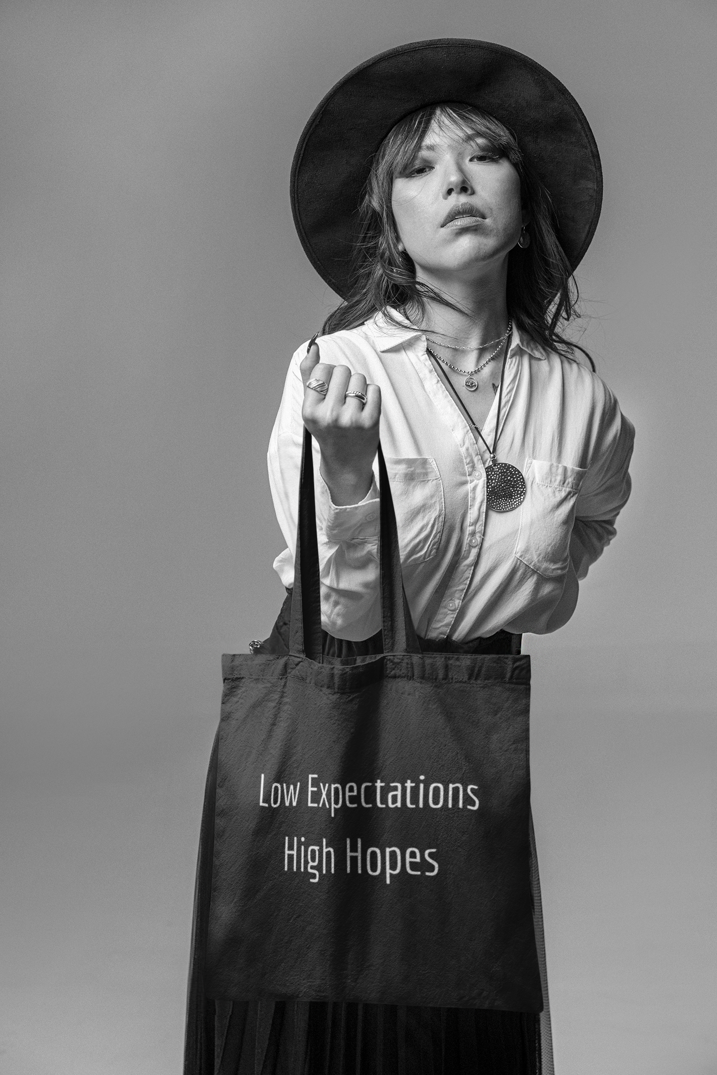 Low Expectations High Hopes | Tote Bag