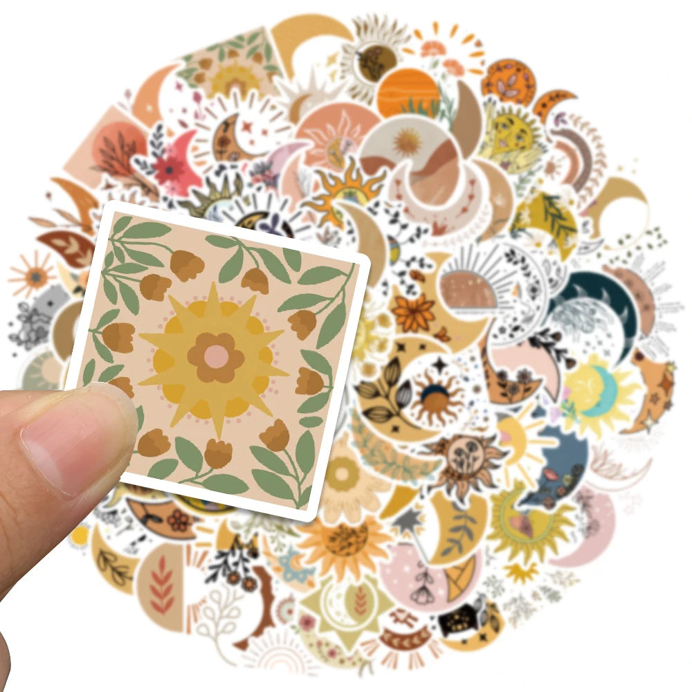 Boho Cosmos Bliss | Stickers (100 pcs)